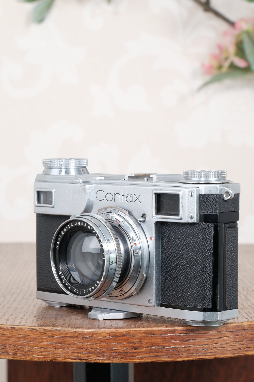 Superb! 1938 Zeiss Ikon Contax II Body and 50mm Zeiss Sonnar lens, CLA'd, Freshly Serviced!