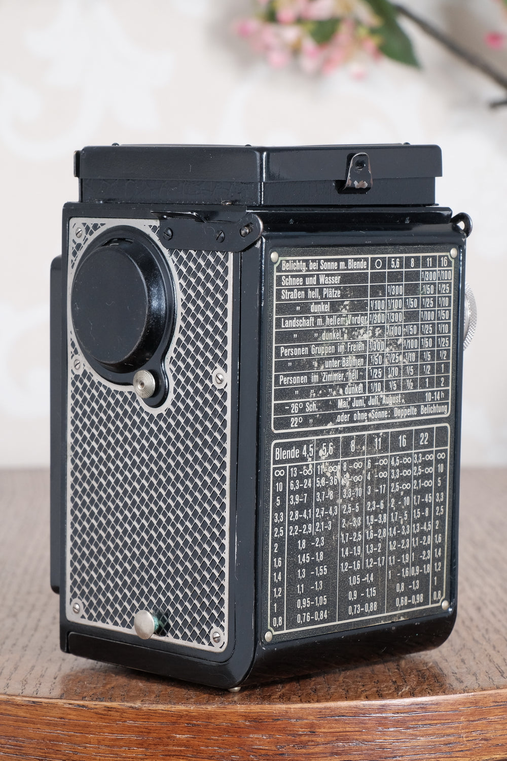 Superb! 1933 Art-Deco Nickel-plated Rolleicord , CLA’d, Freshly Serviced!