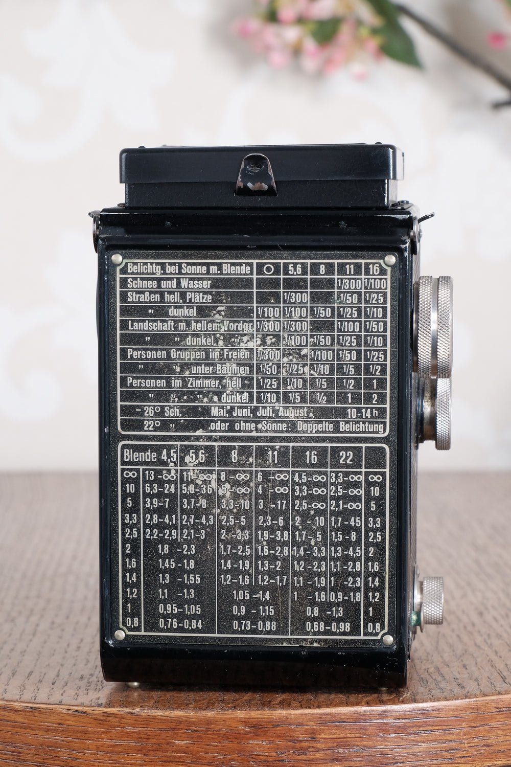 Superb! 1933 Art-Deco Nickel-plated Rolleicord , CLA’d, Freshly Serviced!