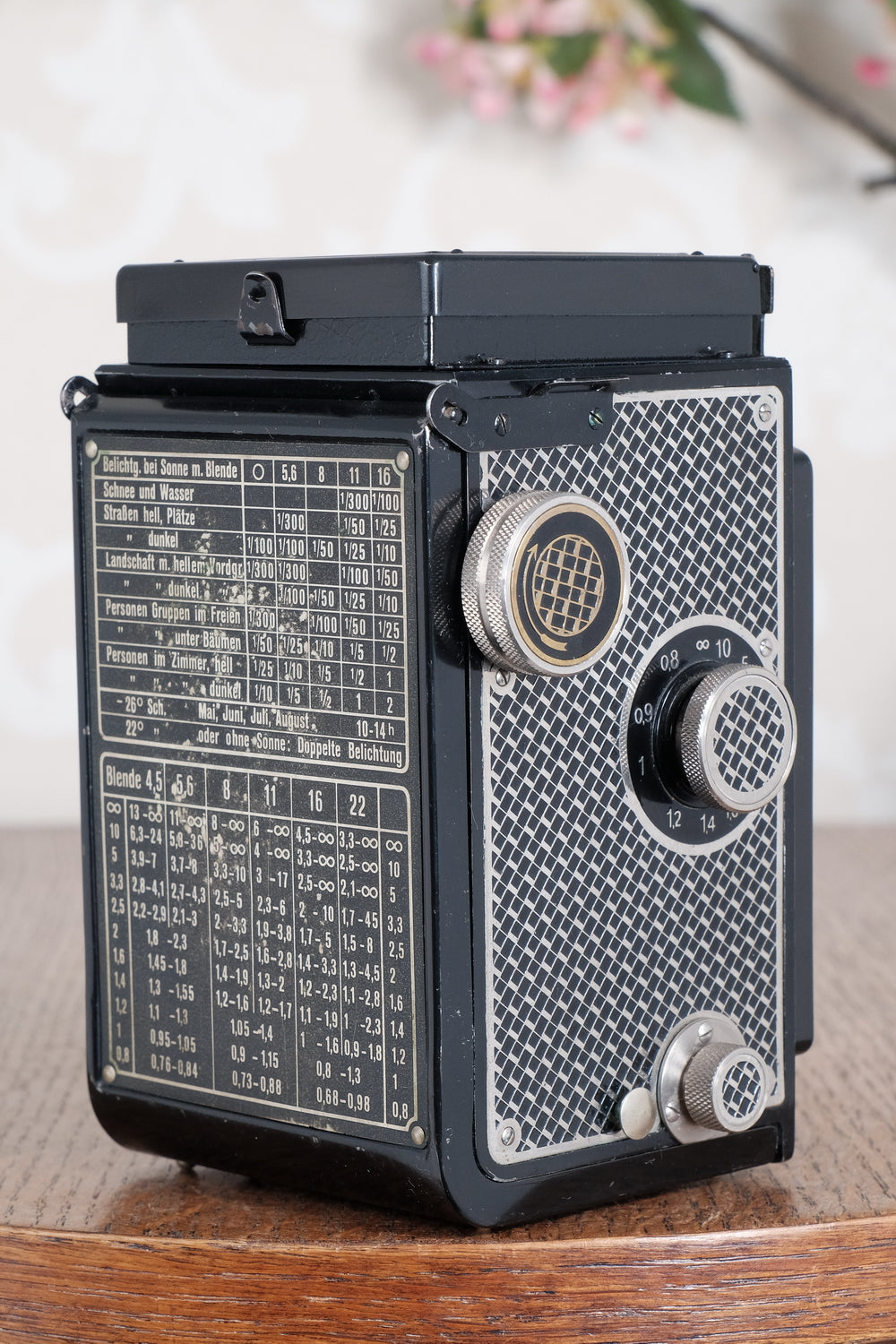 Superb! 1933 Art-Deco Nickel-plated Rolleicord , CLA’d, Freshly Serviced!