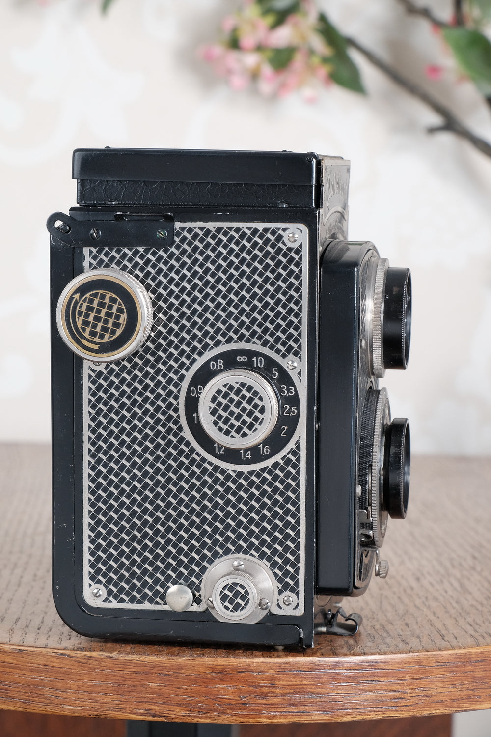 Superb! 1933 Art-Deco Nickel-plated Rolleicord , CLA’d, Freshly Serviced!