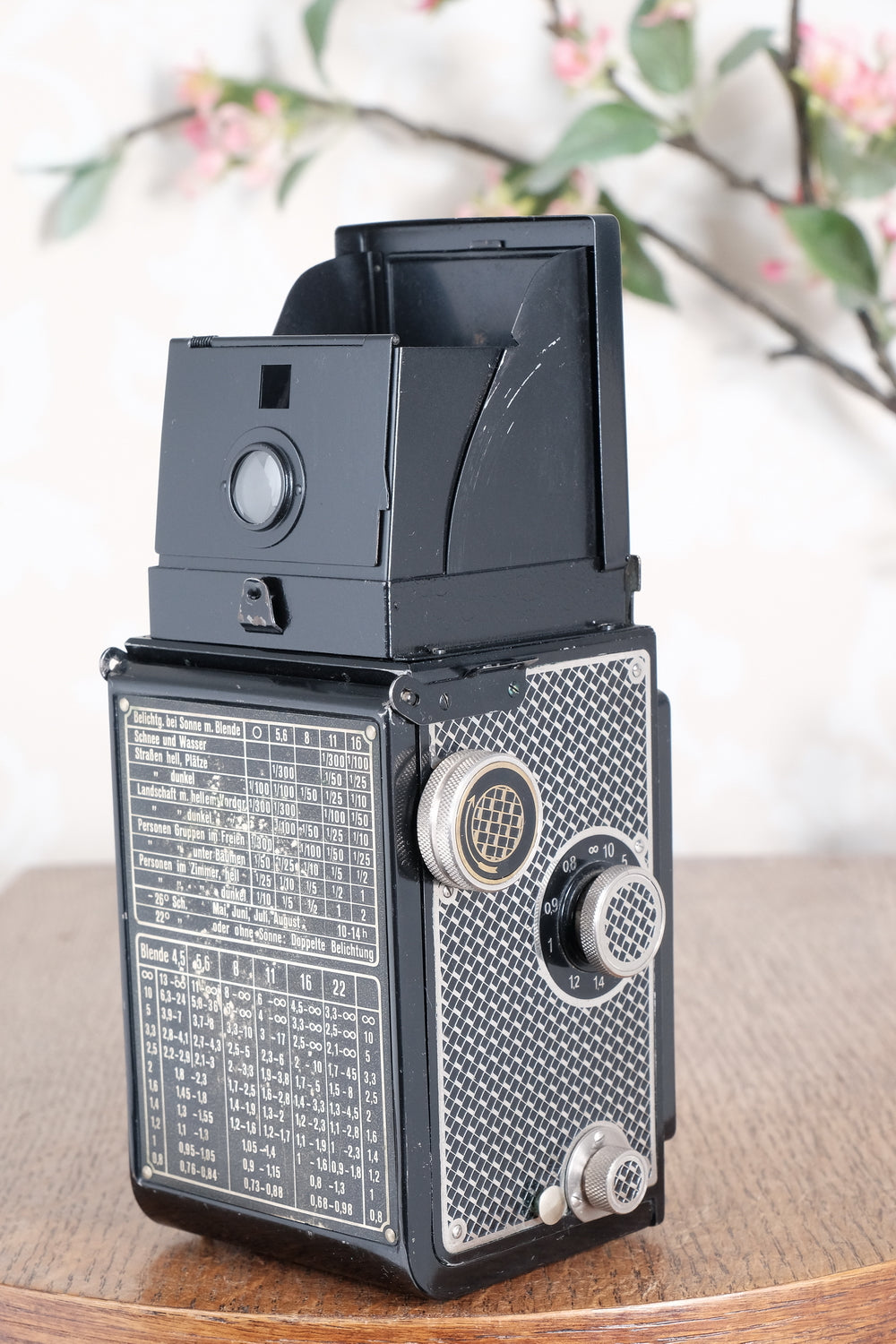 Superb! 1933 Art-Deco Nickel-plated Rolleicord , CLA’d, Freshly Serviced!