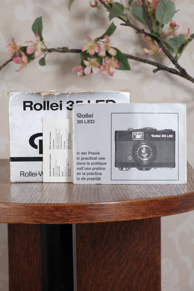 Superb Rollei 35 LED camera, Freshly Serviced! CLA'd