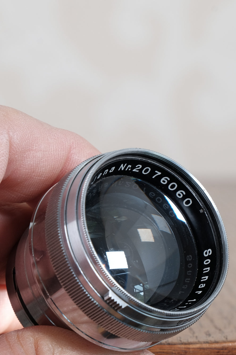 Near mint! 1937 Carl-Zeiss Jena 1.5/5cm (50mm) Sonnar Lens for Contax II & III Rangefinder cameras