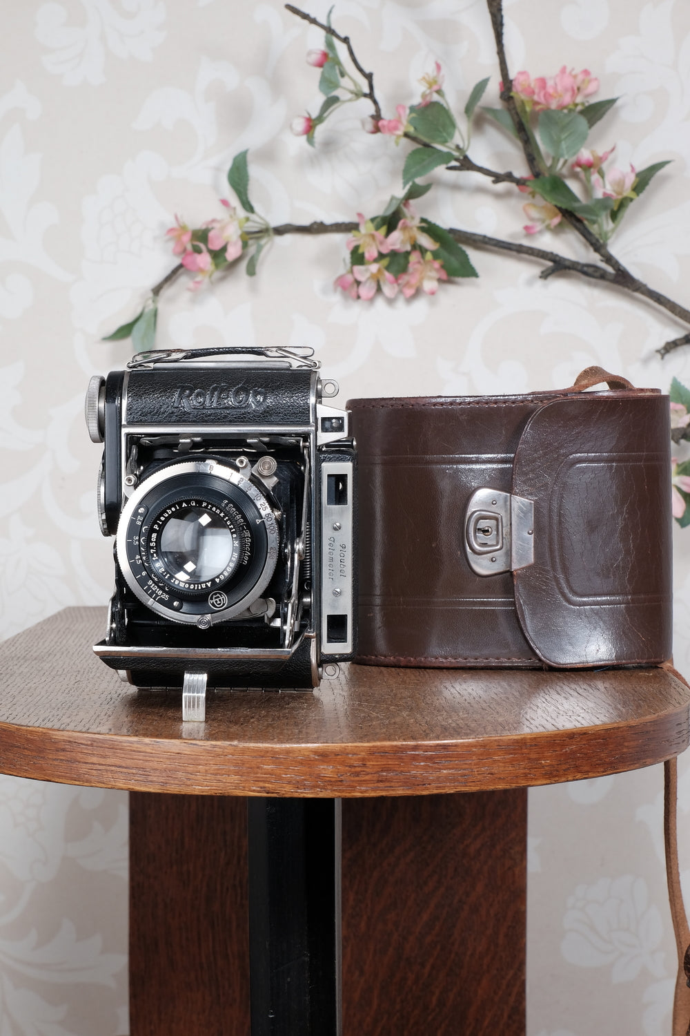 Near Mint! 1938 PLAUBEL ROLL-OP, 6x4.5 Coupled Rangefinder Camera, CLA'd Freshly Serviced!