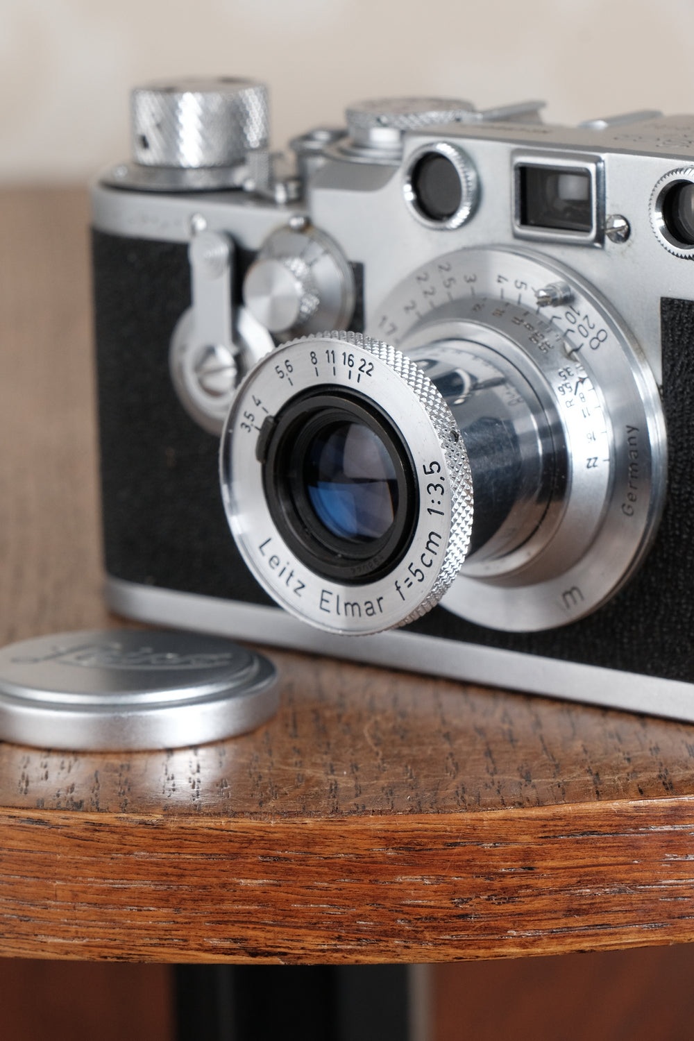 Superb! 1950 Leitz Elmar 3.5/50mm coated lens.