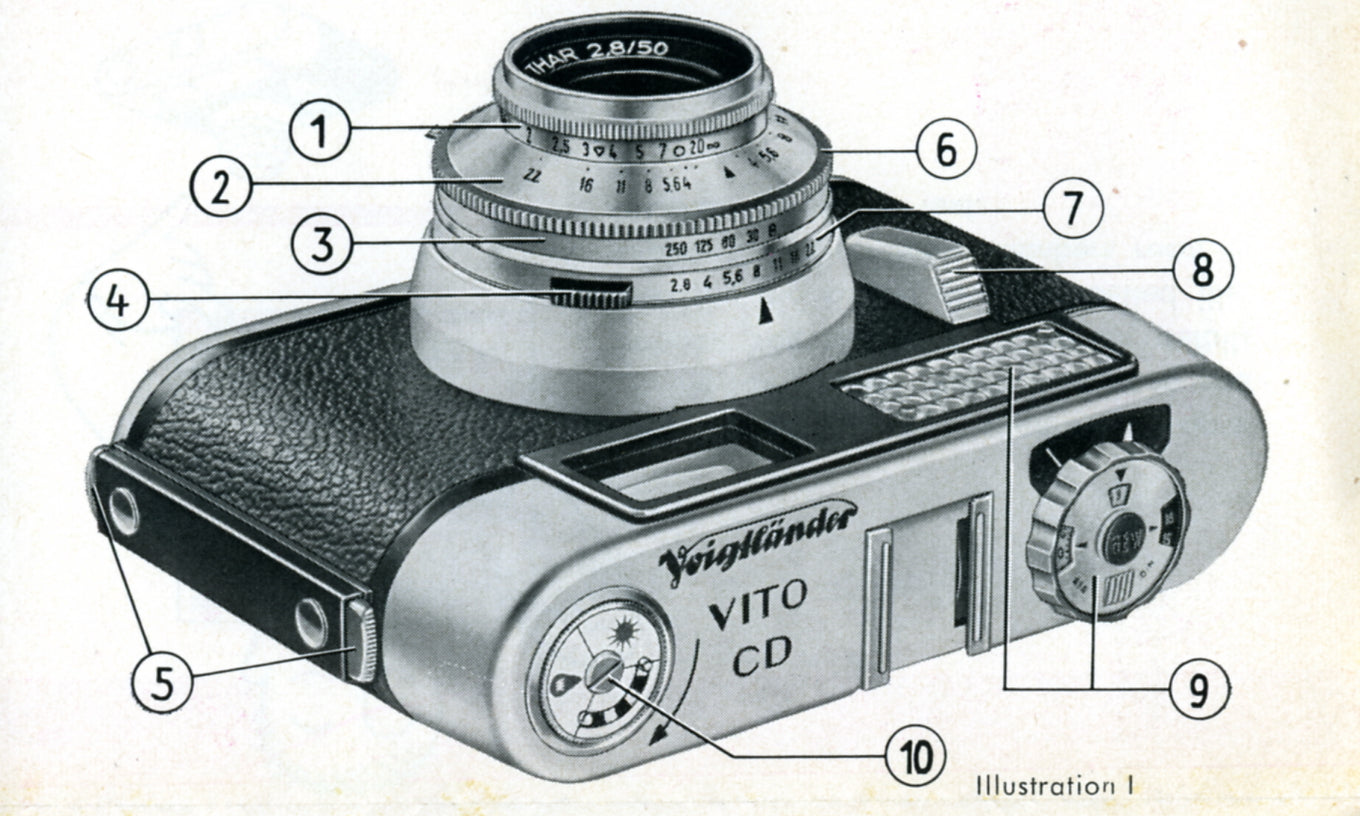 Voigtlander Vito CD, Instructions for use. (original).