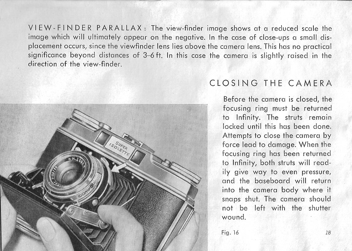 Agfa Super Isolette, Directions for use. PDF Download! - Agfa- Petrakla Classic Cameras