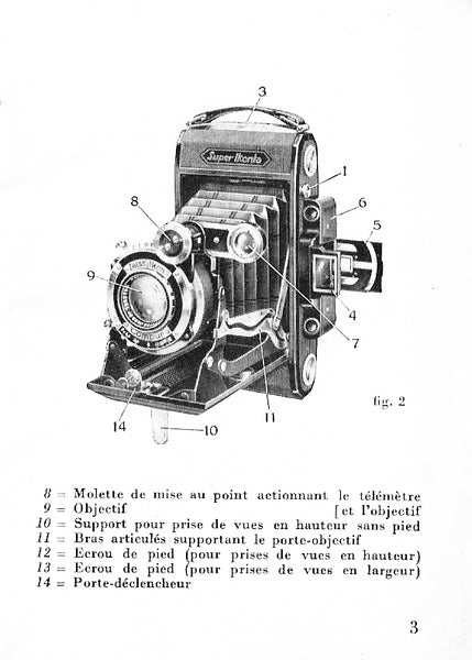 Super Ikonta C Mode d'emploi de l'appareil (Dresden). PDF DOWNLOAD! - Zeiss-Ikon- Petrakla Classic Cameras
