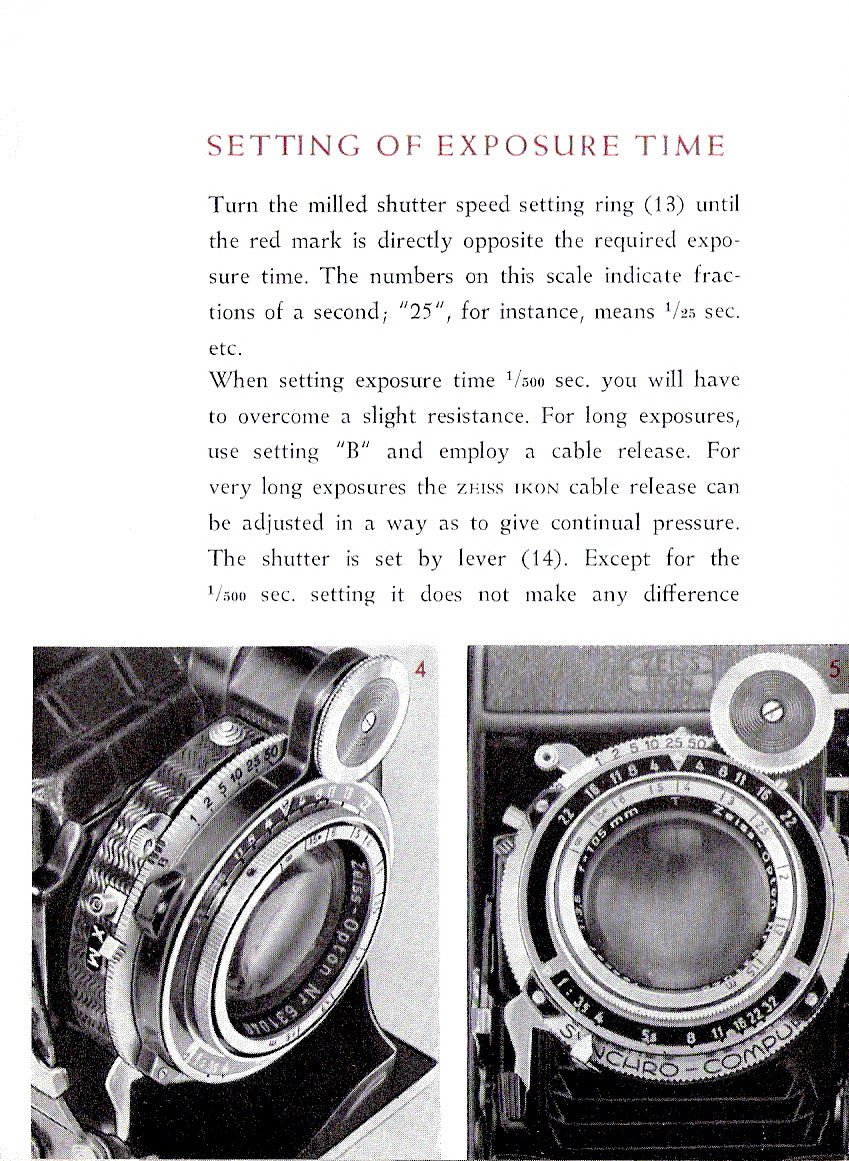 Super Ikonta 2 1/4" x 3 1/4" Instruction book (Stuttgart). PDF DOWNLOAD! - Zeiss-Ikon- Petrakla Classic Cameras