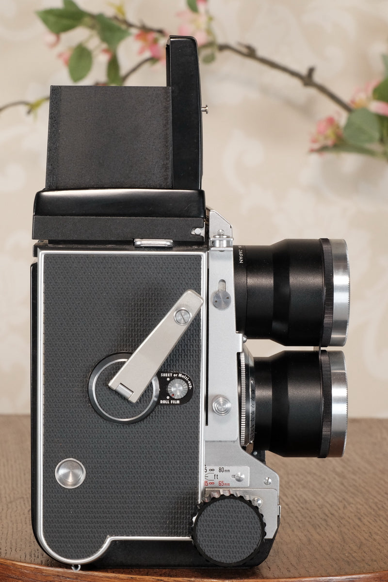 Near Mint! 1962 Mamiya C3 TLR, CLA'd, Freshly Serviced! - Voigtlander- Petrakla Classic Cameras