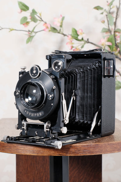 1927 Voigtlander 9x12 Bergheil Camera with HELIAR LENS! Freshly serviced CLA’d - Voigtlander- Petrakla Classic Cameras