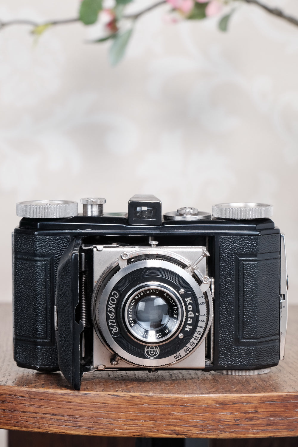 Superb! THE ORIGINAL FIRST VERSION, 1934 Black Kodak Retina, model 117. CLA'd, Freshly Serviced!