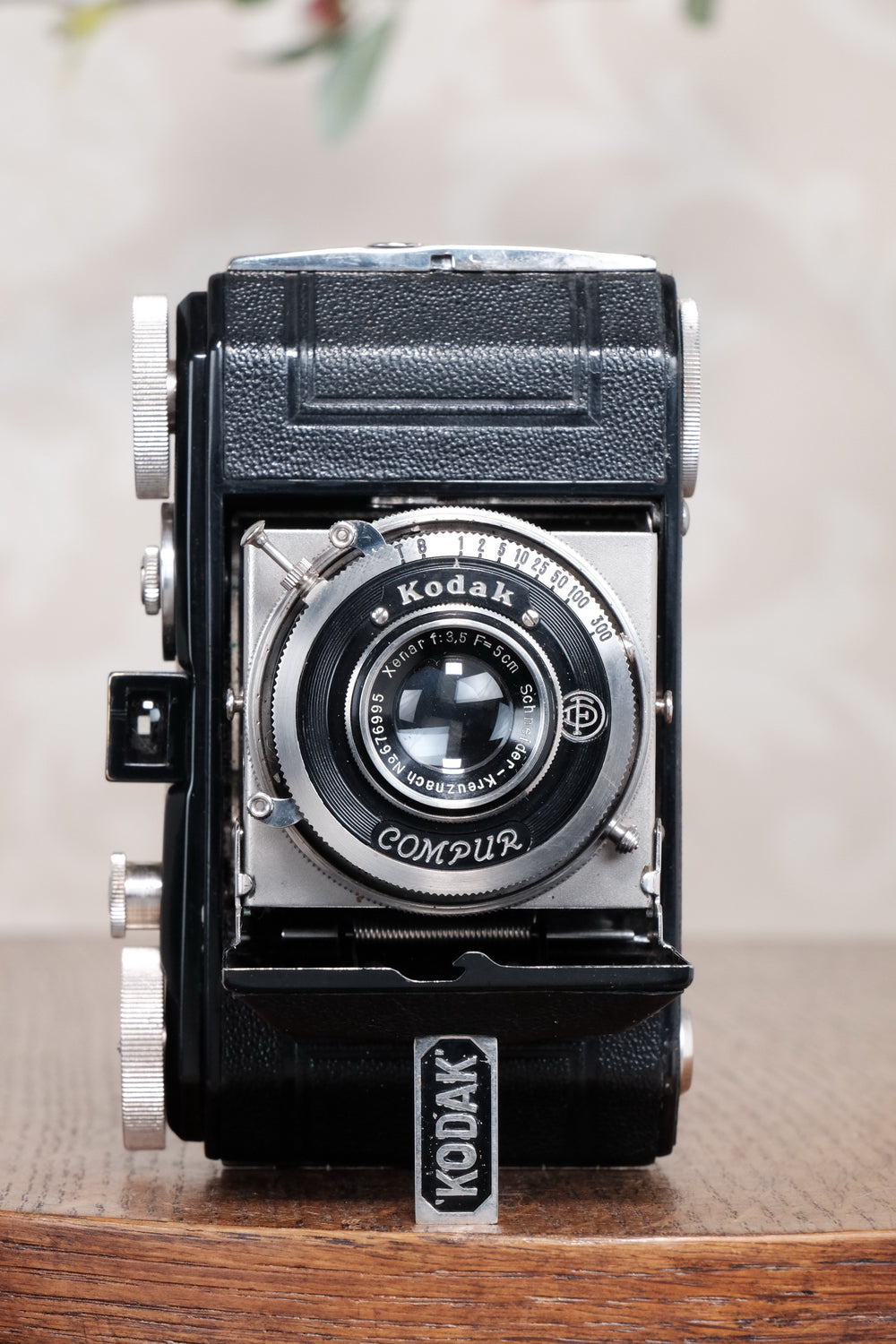 Superb! THE ORIGINAL FIRST VERSION, 1934 Black Kodak Retina, model 117. CLA'd, Freshly Serviced!