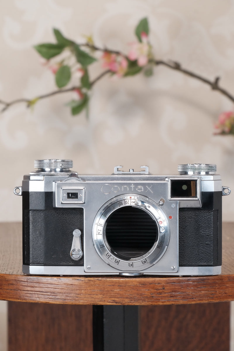 1953 Zeiss Ikon Contax IIa. CLA'd, Freshly Serviced!