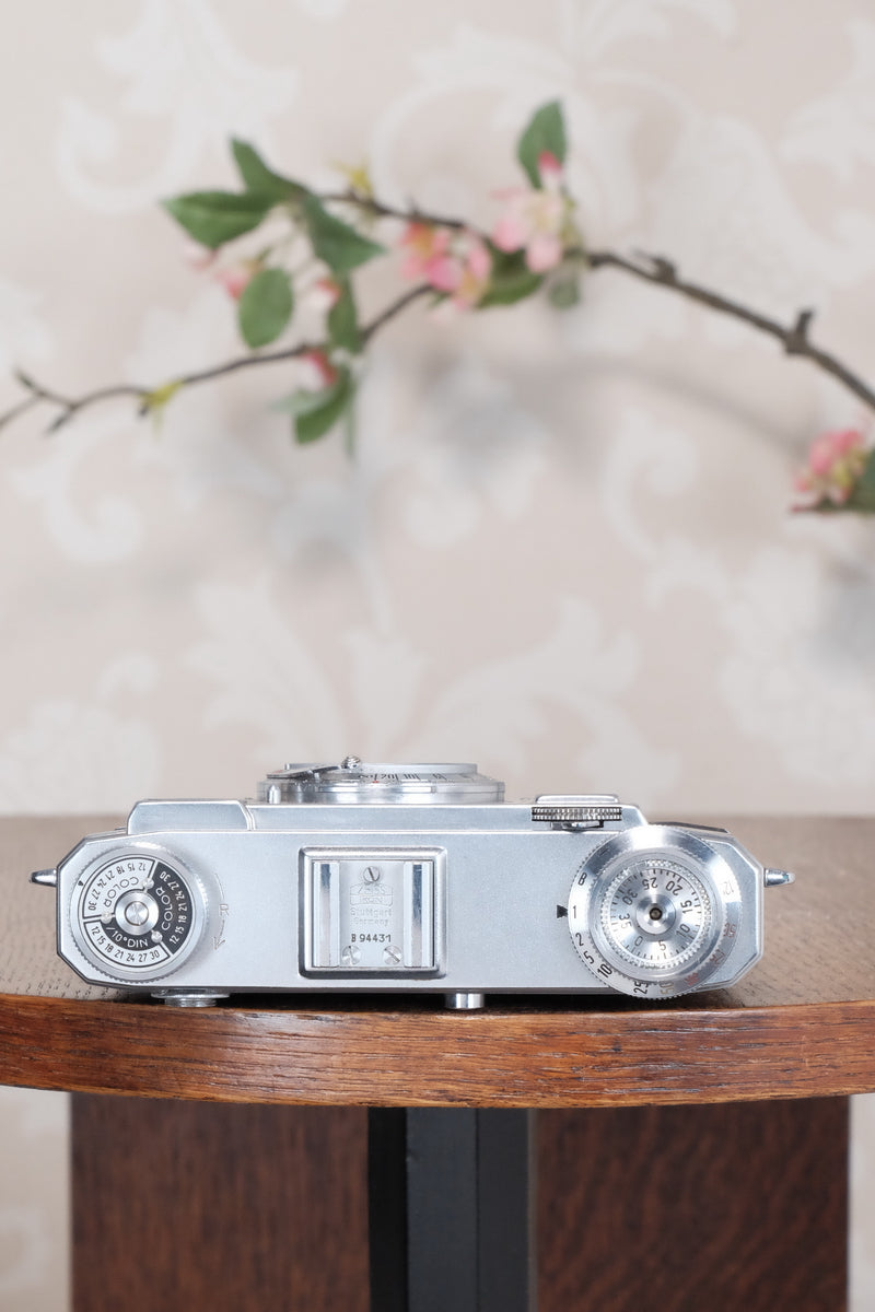 1953 Zeiss Ikon Contax IIa. CLA'd, Freshly Serviced!