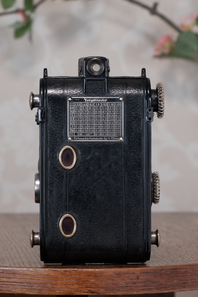 1935 Voigtlander Virtus 6x4.5 Folder, CLAd, Freshly Serviced!
