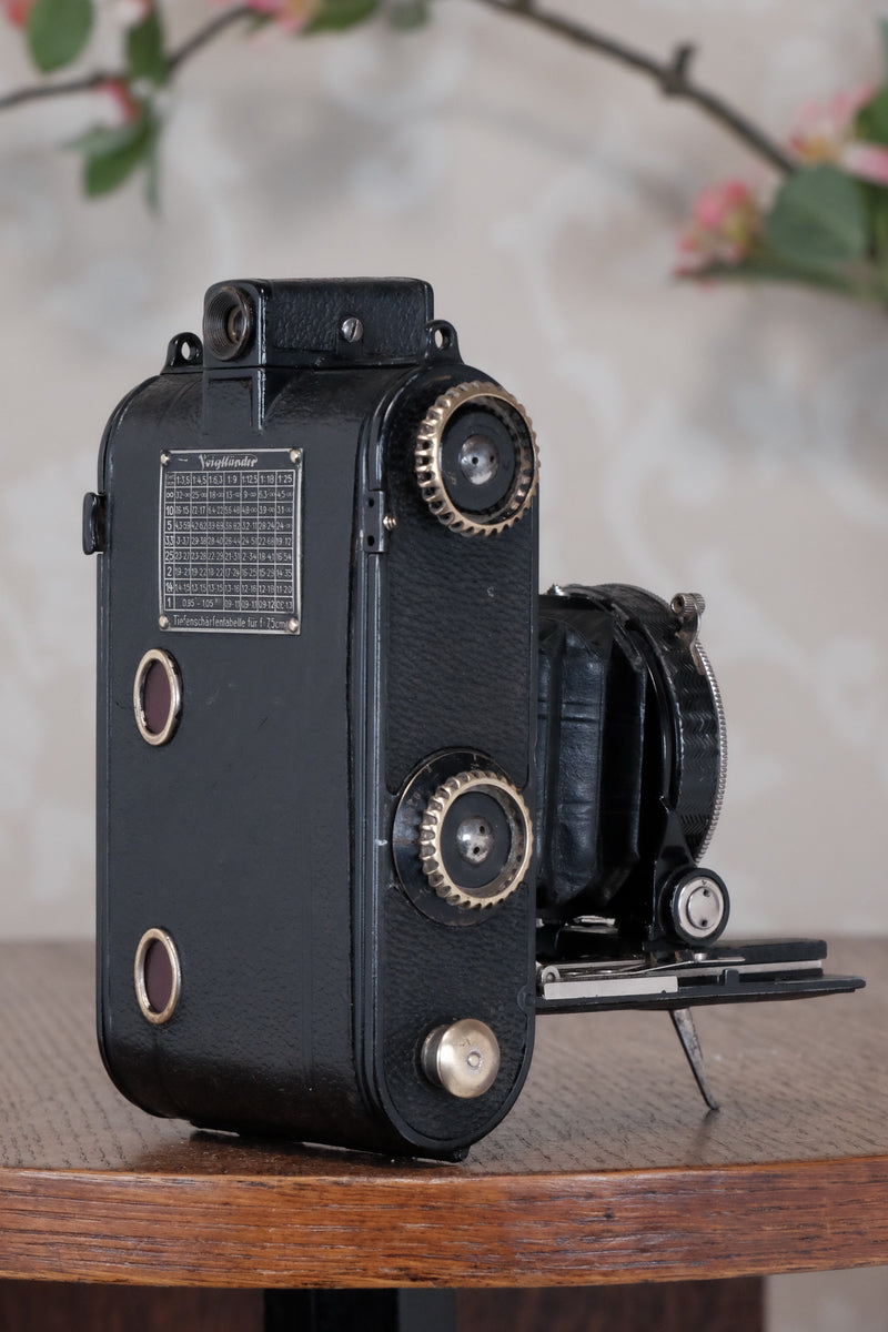 1935 Voigtlander Virtus 6x4.5 Folder, CLAd, Freshly Serviced!