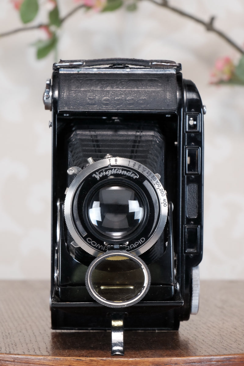 Superb! 1936 Voigtlander 6x9 Bessa Rangefinder, Freshly Serviced, CLA'd.