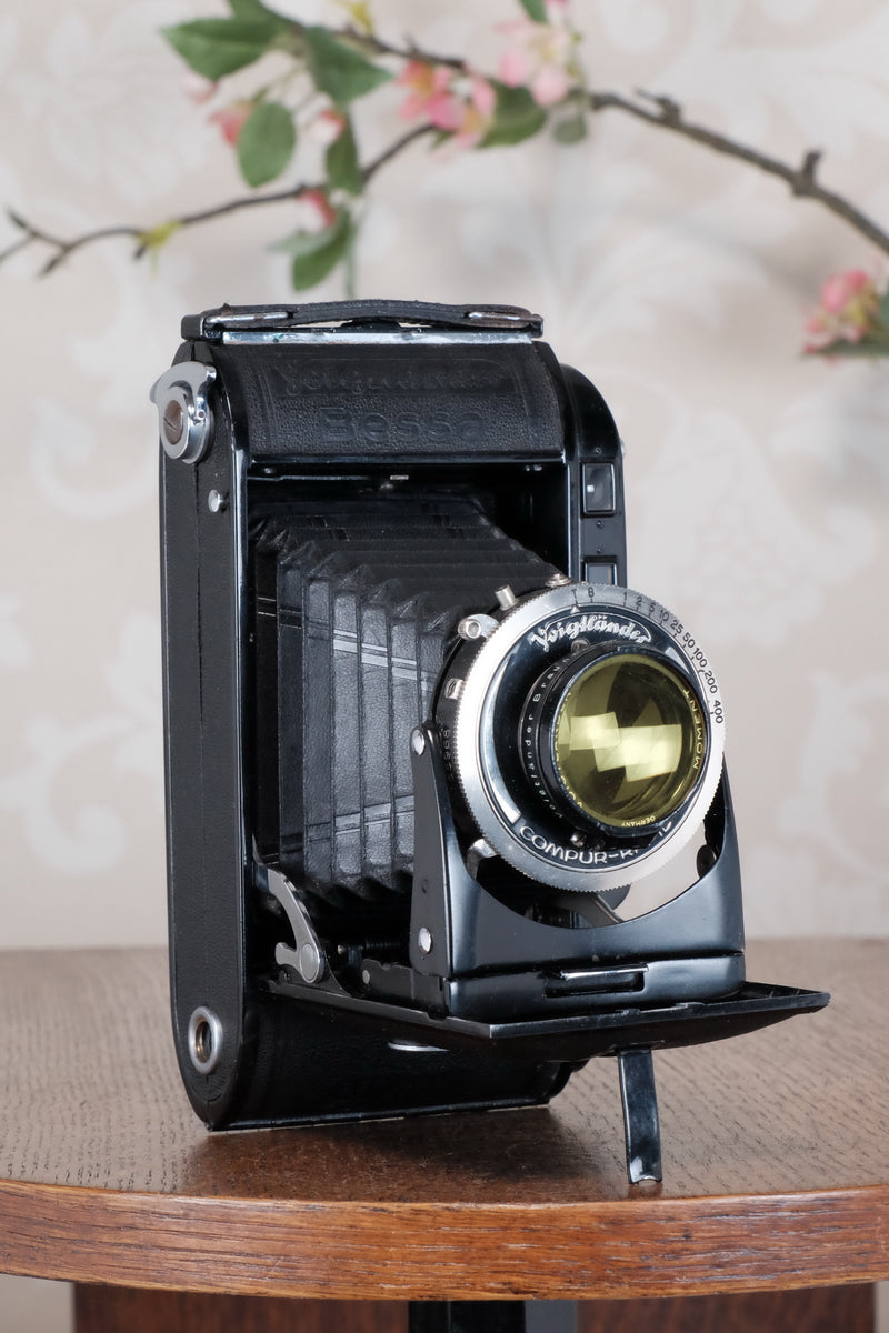 Superb! 1936 Voigtlander 6x9 Bessa Rangefinder, Freshly Serviced, CLA'd.