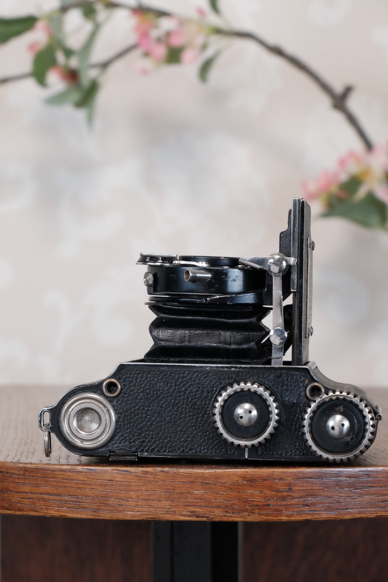 Rare! 1934 Voigtlander 3x4 Perkeo, 127 film, CLA'd, Freshly Serviced!