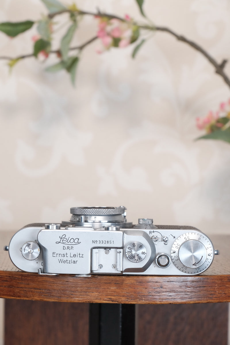 Excellent 1939 Leitz Leica IIIa, Freshly Serviced, CLA'd