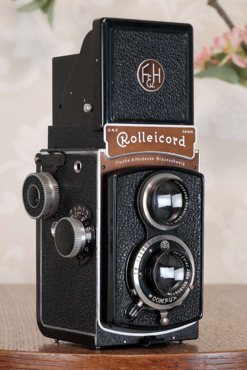 Near Mint, 1936 Rolleicord ,CLA's, Freshly Serviced!
