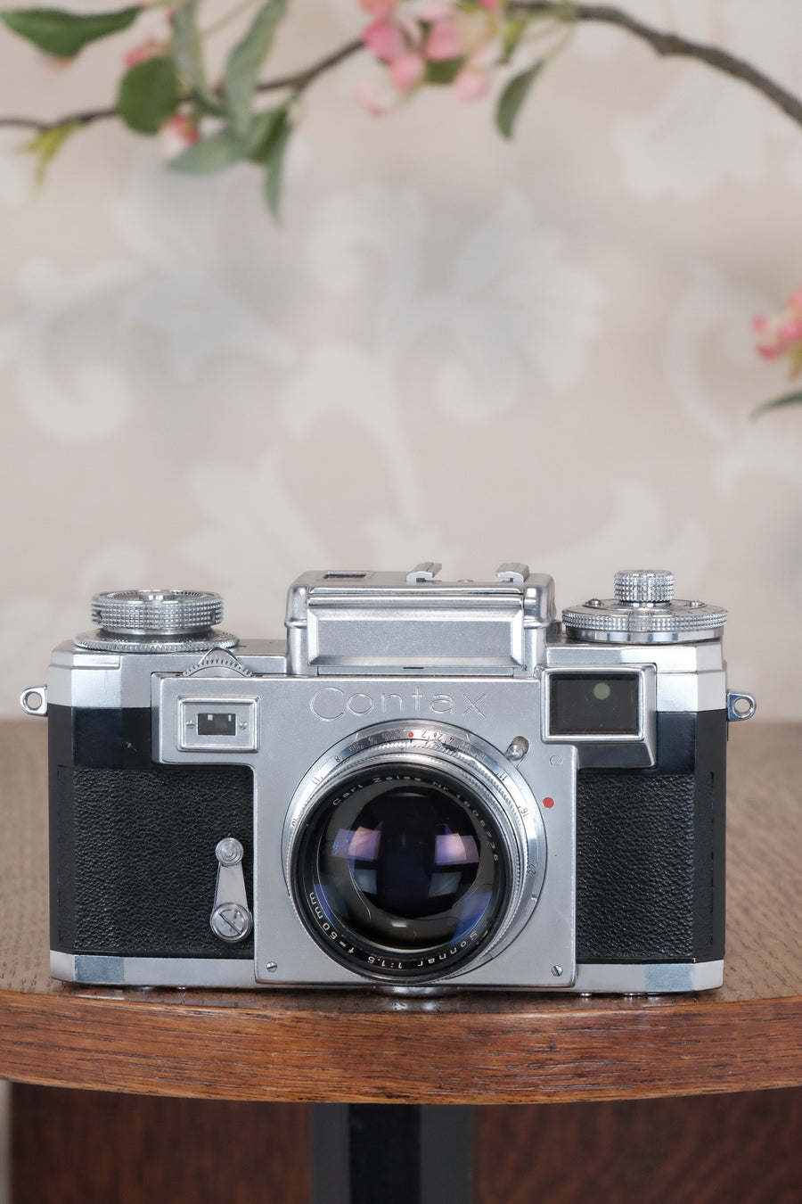 Superb! 1953 Zeiss Ikon Contax IIIa with coated Carl Zeiss 1.5 / 50mm Sonnar lens. CLA'd, Freshly Serviced!