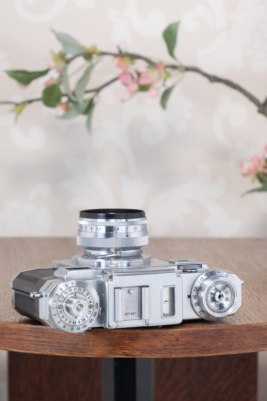 Superb! 1953 Zeiss Ikon Contax IIIa with coated Carl Zeiss 1.5 / 50mm Sonnar lens. CLA'd, Freshly Serviced!
