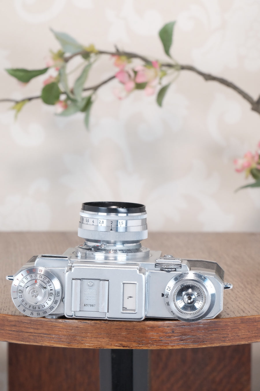 Superb! 1953 Zeiss Ikon Contax IIIa with coated Carl Zeiss 1.5 / 50mm Sonnar lens. CLA'd, Freshly Serviced!