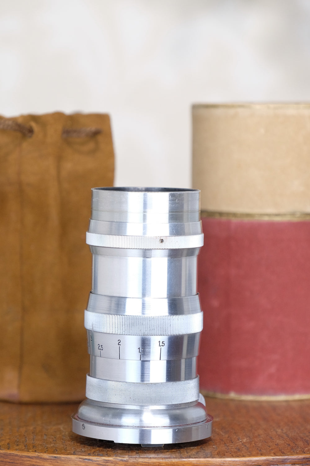 Near Mint! 1941 CARL ZEISS SONNAR LENS with case & original box