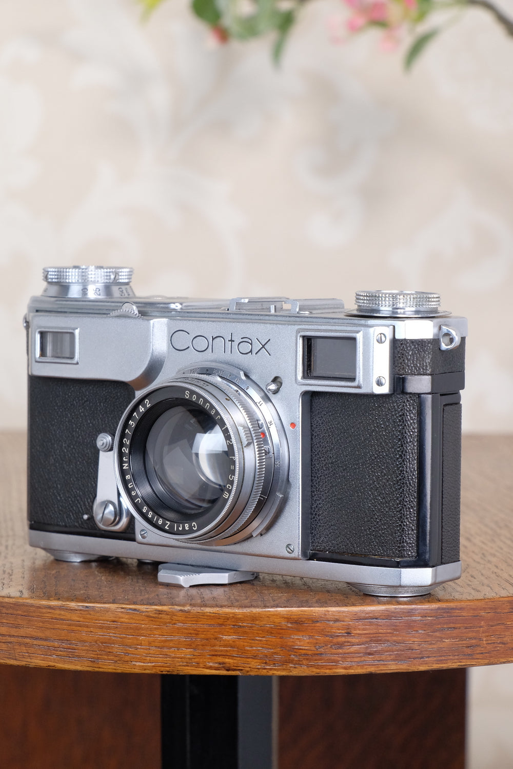 Near Mint! 1938 Zeiss Ikon Contax II Rangefinder Camera & Zeiss Sonnar lens, CLA'd, Freshly Serviced!