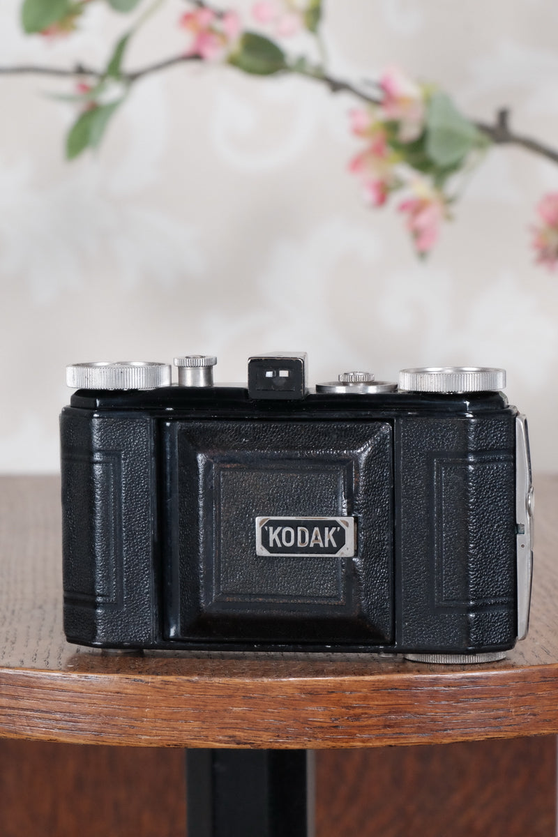 THE ORIGINAL FIRST VERSION, 1934 Black Kodak Retina, model 117, CLA'd, Freshly Serviced! - Kodak- Petrakla Classic Cameras