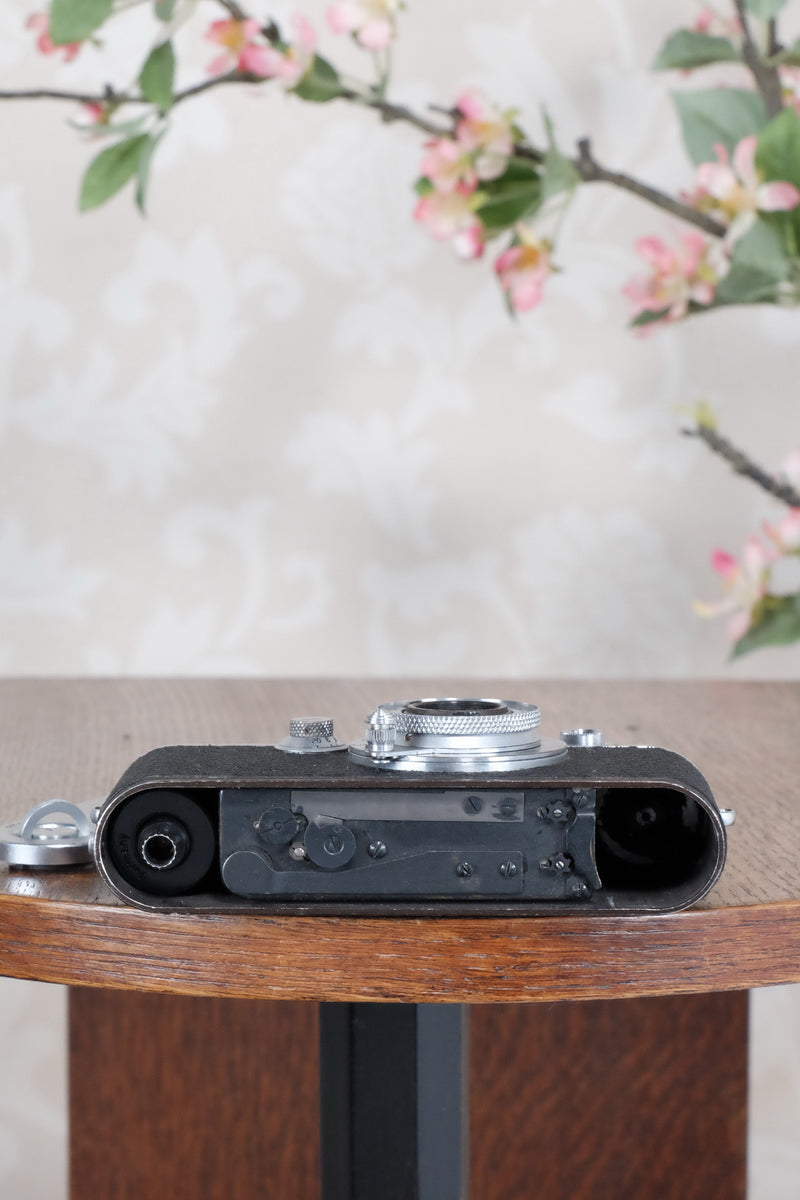 1937 Leitz Leica III with Elmar lens, CLA's, Freshly Serviced - Leitz- Petrakla Classic Cameras