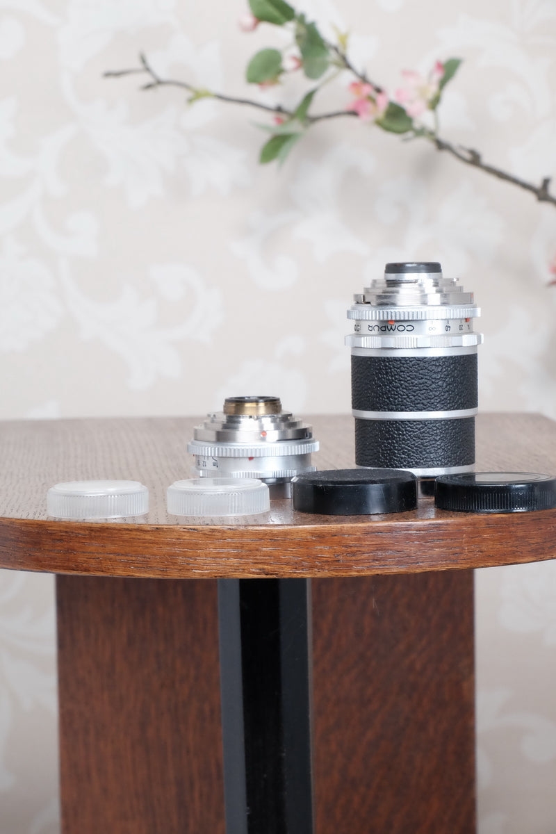 1959-1962 Voigtlander Bessamatic 35mm SLR Camera, with 3 lenses. - Voigtlander- Petrakla Classic Cameras