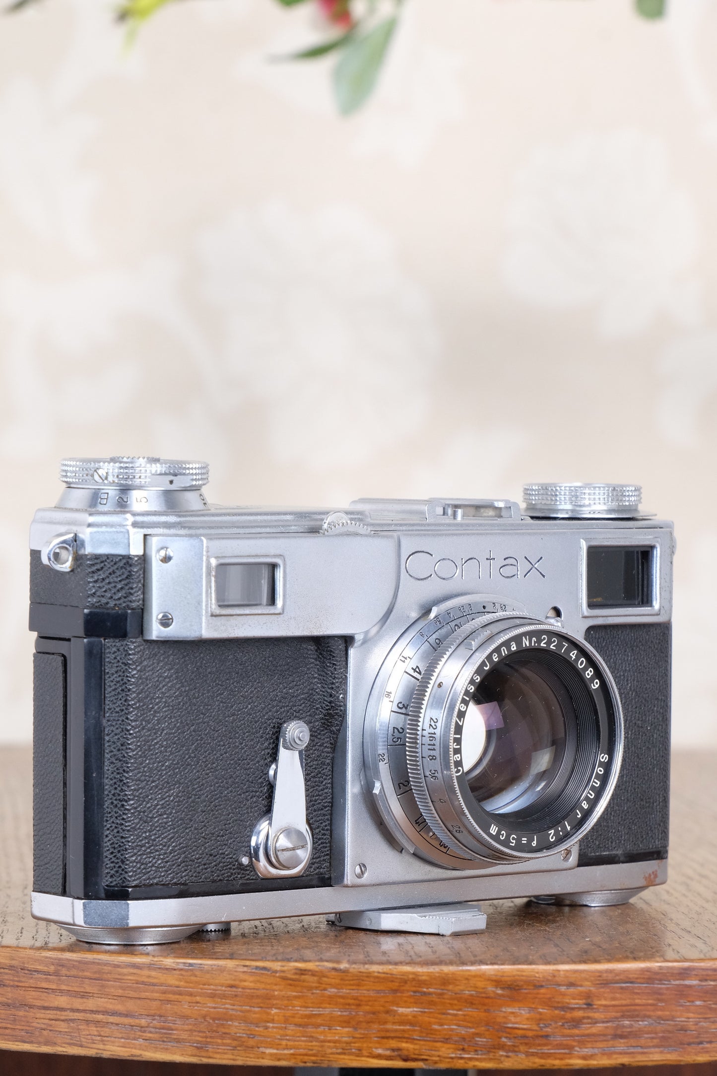 Superb! 1939 Zeiss Ikon Contax II Rangefinder Camera & Zeiss Sonnar lens, CLA'd, Freshly Serviced!