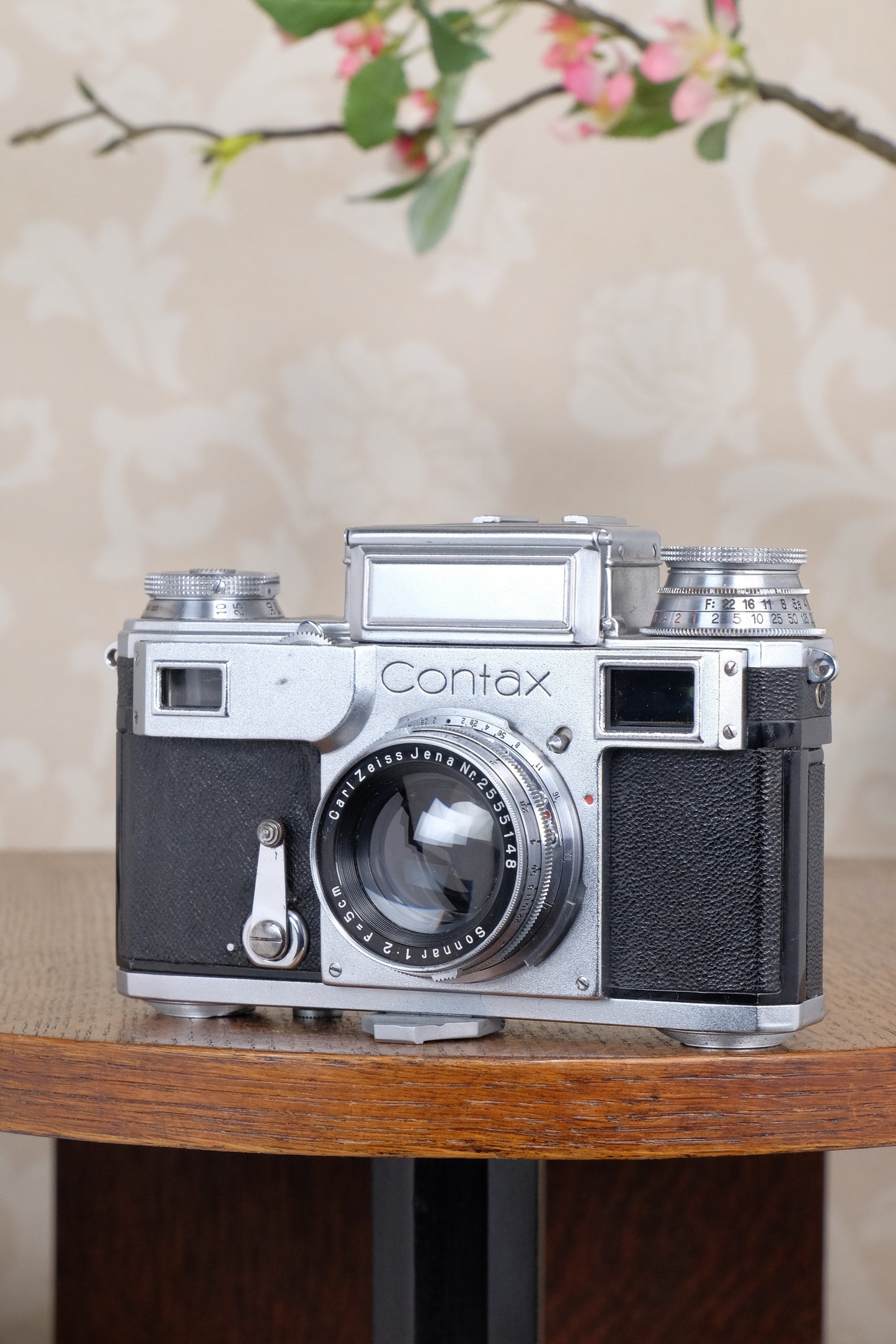 Near Mint! 1939 Zeiss Ikon Contax with Sonnar lens. , CLA'd, Freshly Serviced!