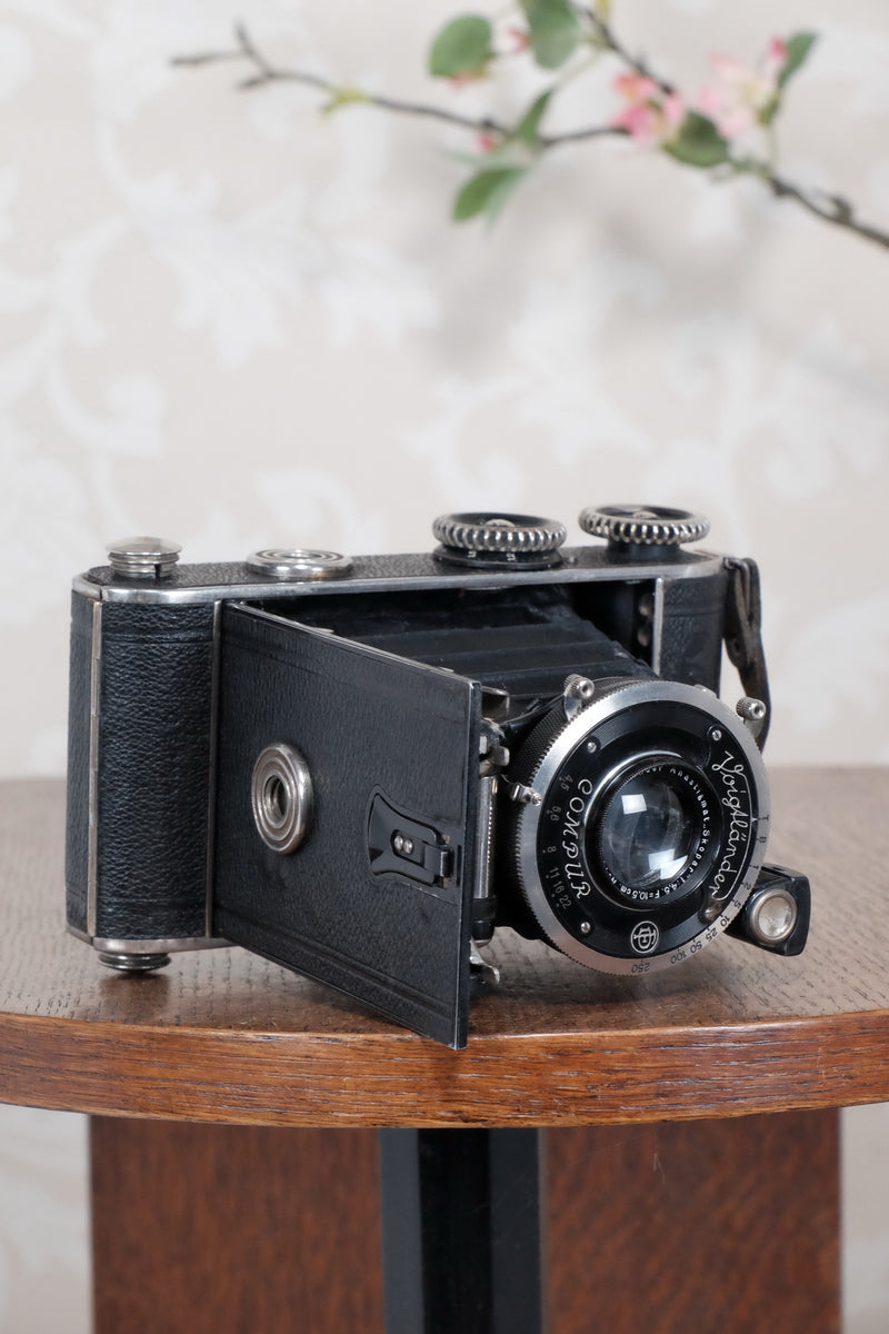 1934 Voigtlander Inos II 6x9 Folder, CLA’d, Freshly Serviced! - Voigtlander- Petrakla Classic Cameras