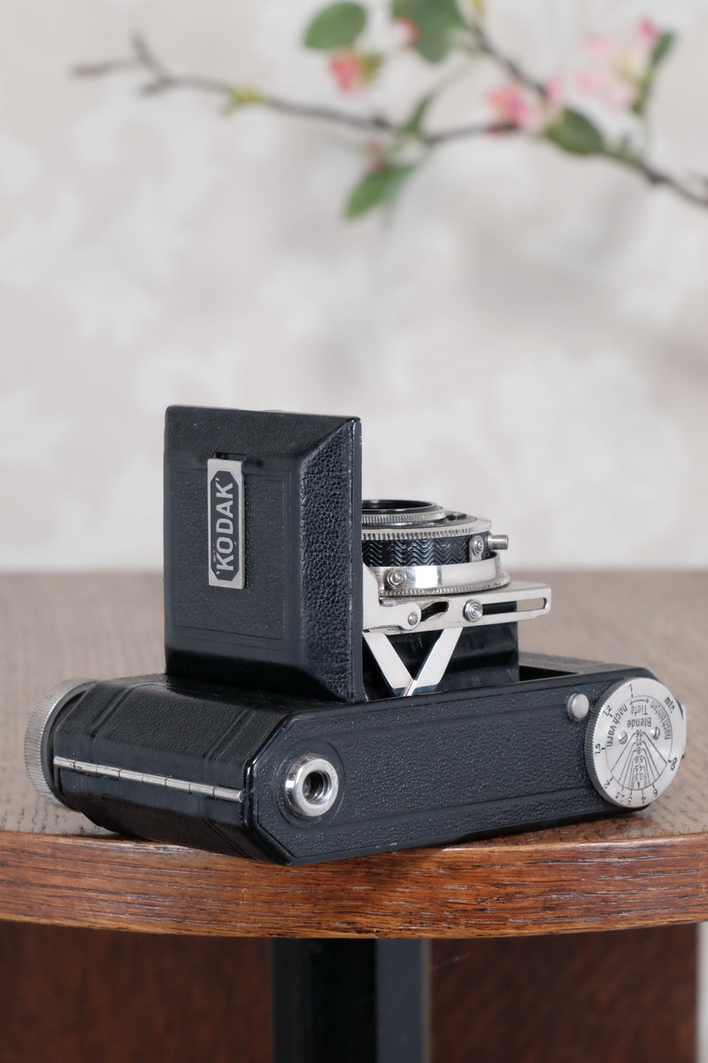 THE ORIGINAL FIRST VERSION, 1934 Black Kodak (Nagel) Retina, model 117, CLA'd, Freshly Serviced! - Kodak- Petrakla Classic Cameras