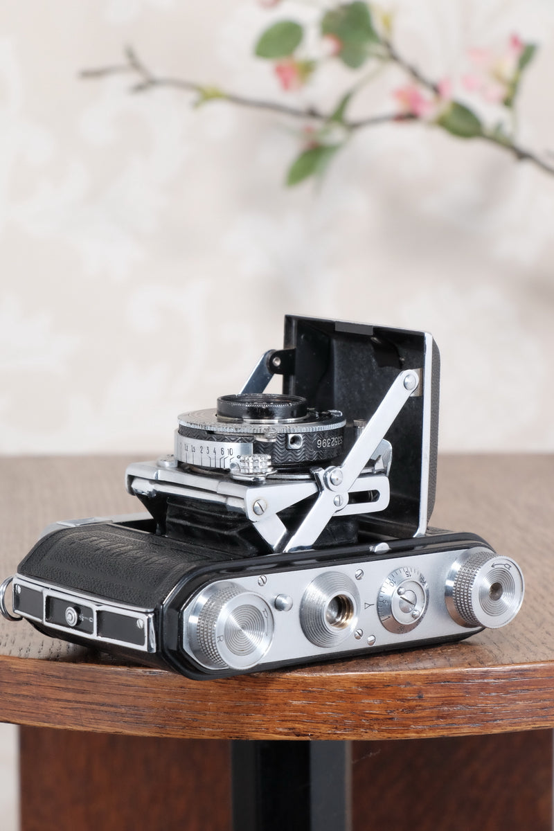 SUPERB! 1938 Welta Weltini, 35mm Rangefinder Camera, CLA'd, Freshly Serviced! - Welta- Petrakla Classic Cameras