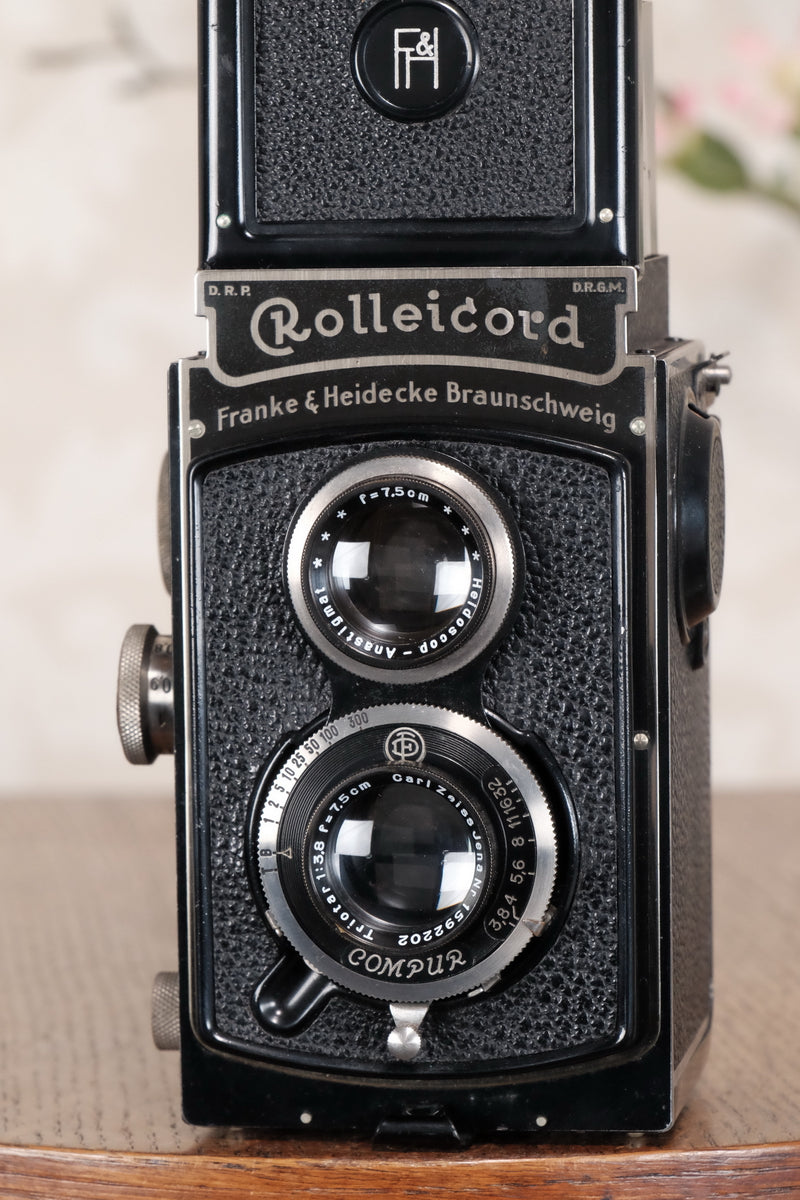 SUPERB! 1934 Rolleicord, Freshly Serviced! - Frank & Heidecke- Petrakla Classic Cameras