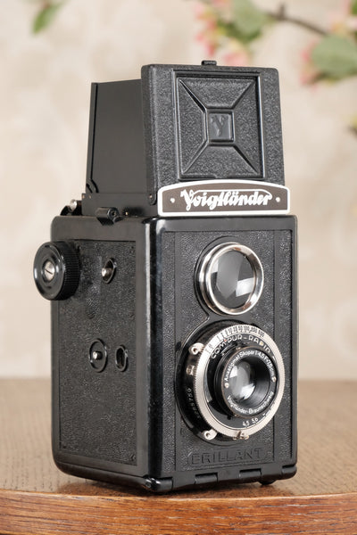 1938 Voigtlander Brillant 6x6 TLR, CLA'd, Freshly Serviced! - Voigtlander- Petrakla Classic Cameras