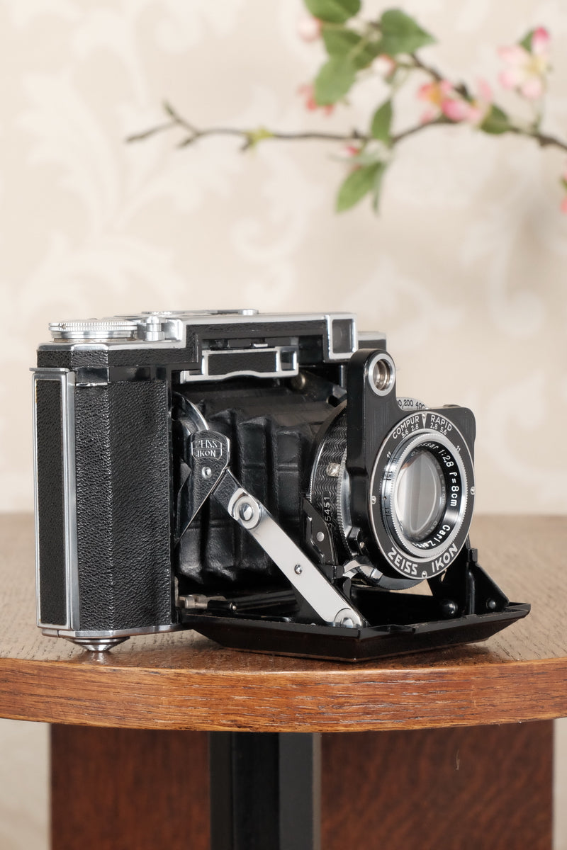 Superb! 1936 Zeiss Ikon Super Ikonta 6x6, Tessar lens, Freshly Serviced! CLA'd - Zeiss-Ikon- Petrakla Classic Cameras