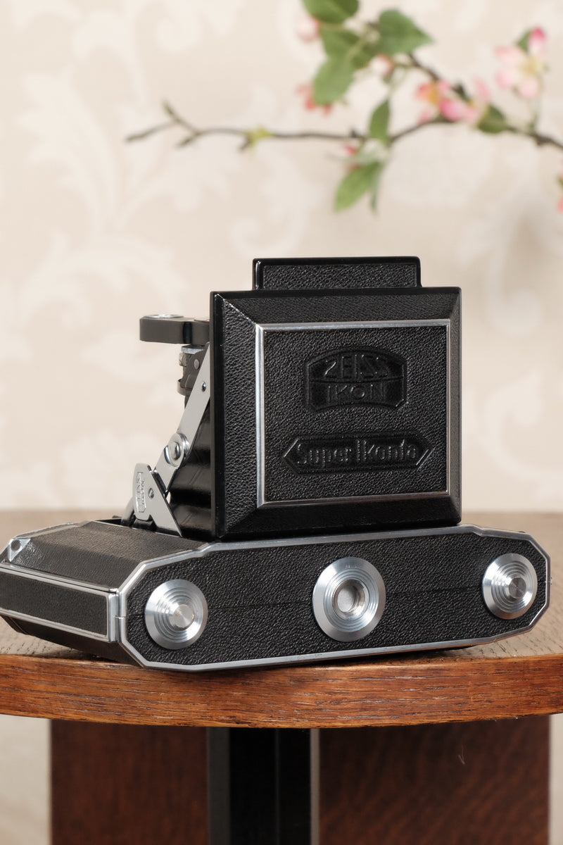 Superb! 1936 Zeiss Ikon Super Ikonta 6x6, Tessar lens, Freshly Serviced! CLA'd - Zeiss-Ikon- Petrakla Classic Cameras