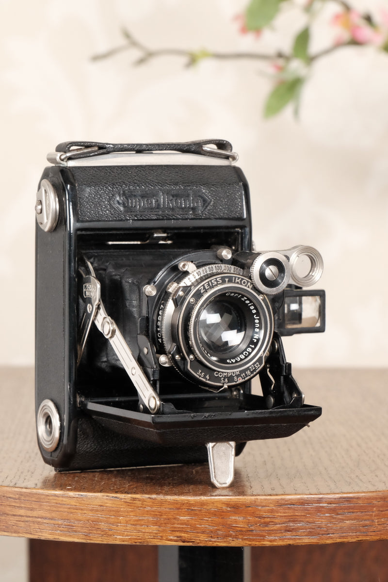 1936 ZEISS-IKON SUPER IKONTA A, 6x4.5, Tessar lens, CLA’d, Freshly Serviced! - Zeiss-Ikon- Petrakla Classic Cameras