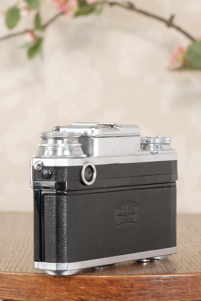 1937 Zeiss Ikon Contax, 35mm coupled rangefinder, with Sonnar lens, CLA'd, Freshly Serviced! - Zeiss-Ikon- Petrakla Classic Cameras