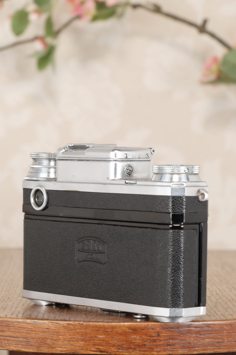 1937 Zeiss Ikon Contax, 35mm coupled rangefinder, with Sonnar lens, CLA'd, Freshly Serviced! - Zeiss-Ikon- Petrakla Classic Cameras