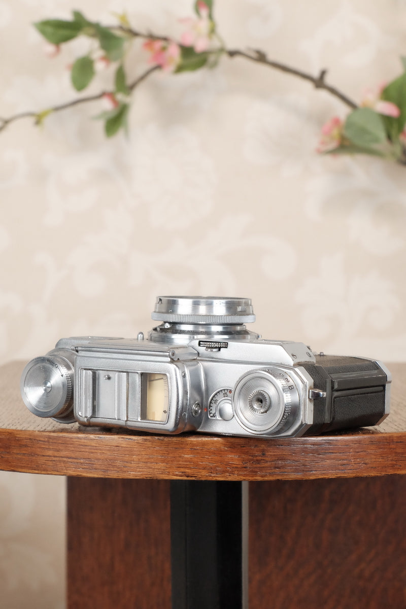 1937 Zeiss Ikon Contax, 35mm coupled rangefinder, with Sonnar lens, CLA'd, Freshly Serviced! - Zeiss-Ikon- Petrakla Classic Cameras