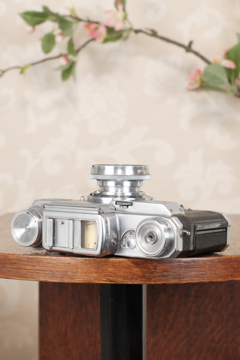 1937 Zeiss Ikon Contax, 35mm coupled rangefinder, with Sonnar lens, CLA'd, Freshly Serviced! - Zeiss-Ikon- Petrakla Classic Cameras