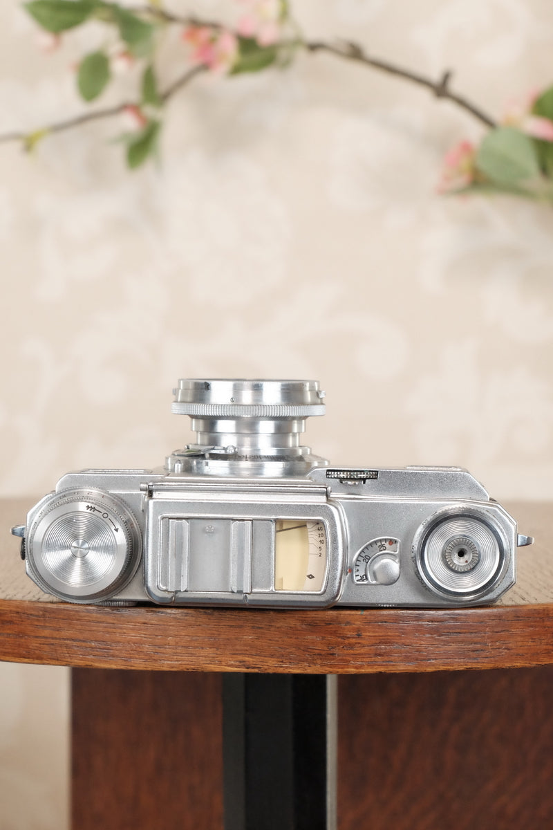 1937 Zeiss Ikon Contax, 35mm coupled rangefinder, with Sonnar lens, CLA'd, Freshly Serviced! - Zeiss-Ikon- Petrakla Classic Cameras